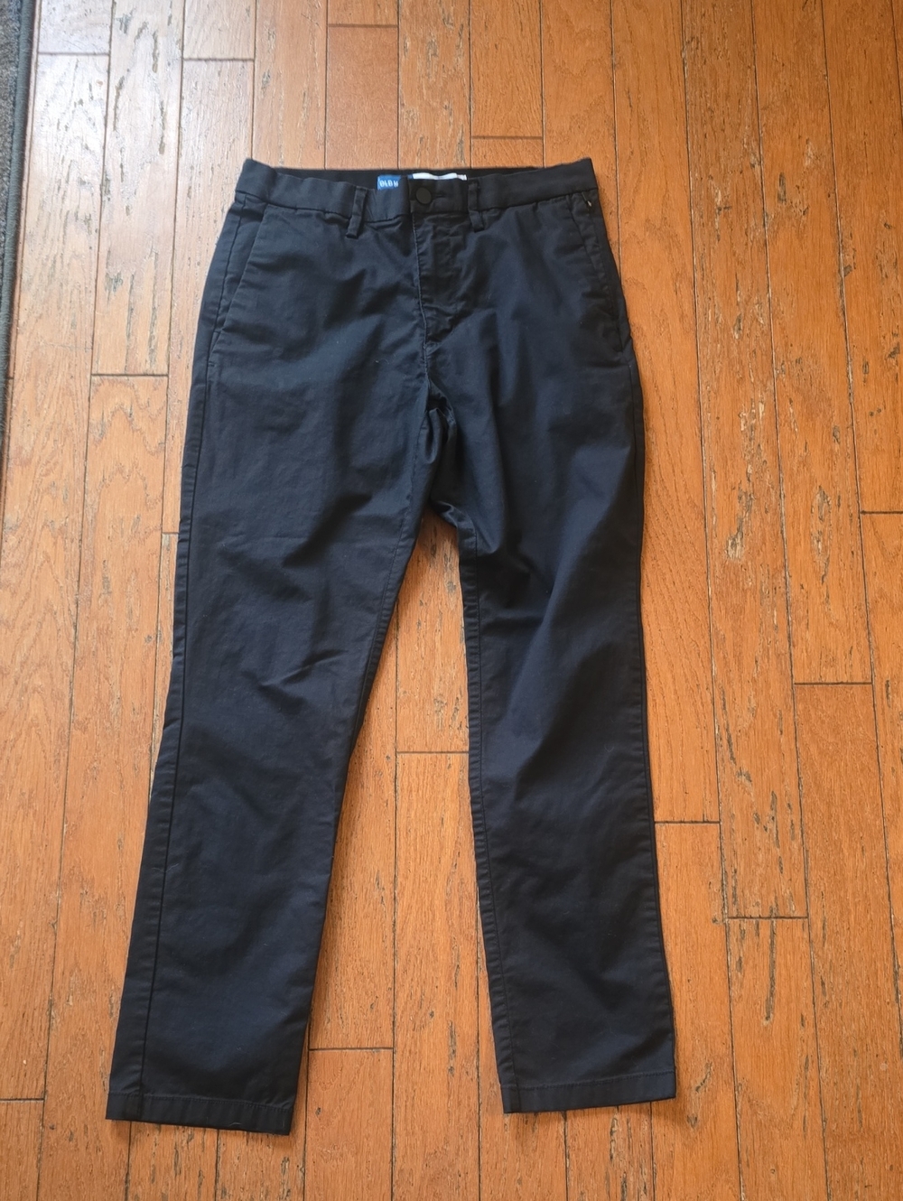 Men's Black Chino Pants - Classic Casual Trousers